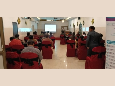 Cancer awareness CME at Sultanpur, UP by Aarogya Jyoti Cancer care team under Dr Ajaykumar Singh